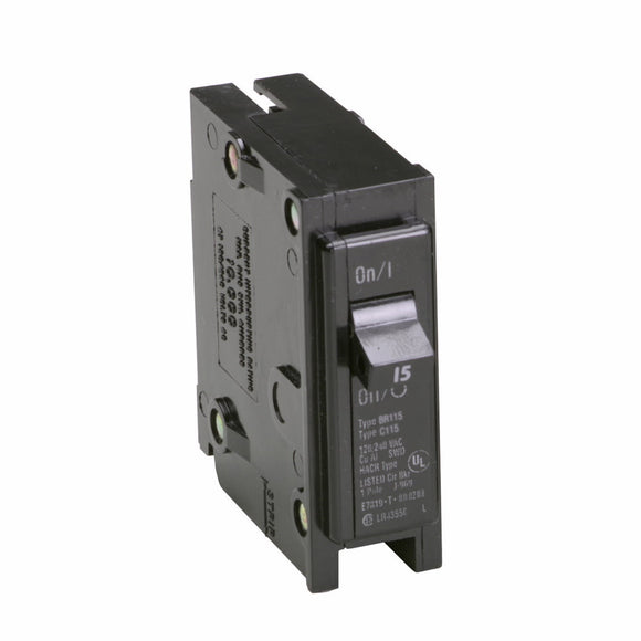 Eaton BR11510CP BR Thermal Magnetic Circuit Breaker 15 A  1 Inch (1