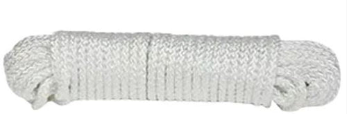 Baron Diamond Braided Rope Nylon White (3/16 x 50', White)