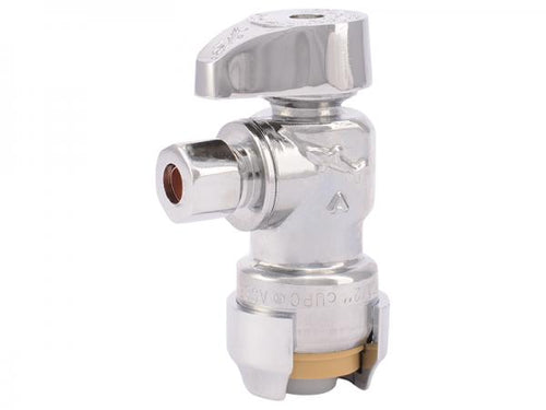 SharkBite Brass Push Angle Stop (1/2 in. x 3/8 in. Compression)