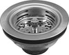 Keeney 3.5-in Twist-to-Lock Kitchen Sink Strainer Stainless Steel