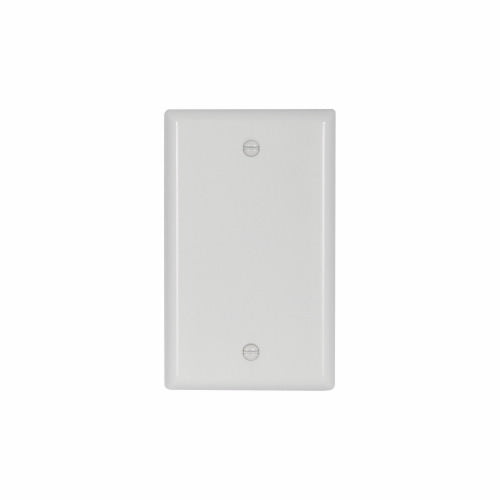 Eaton Cooper Wiring Blank Wallplate, White 1 Gang