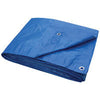 ProSource Tarpaulin, 10 ft L, 8 ft W, 3.5 mil Thick, Polyethylene, Blue (10' x 8' x 3.5 mil, Blue)