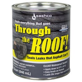 Through The Roof Sealant, Clear, 1-Qt.