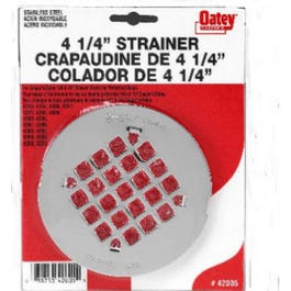 Stainless-Steel Replacement Strainer Cover, 4.25-In.