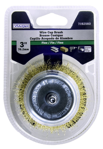 Vulcan 321311OR Wire Cup Brush (3 x  1/4)