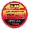 Vinyl Electrical Tape, Professional-Grade, Red, .75-In. x 66-Ft.