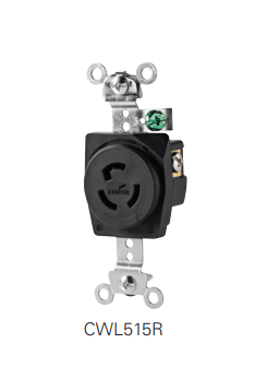 Eaton Single Phase Locking Receptacle