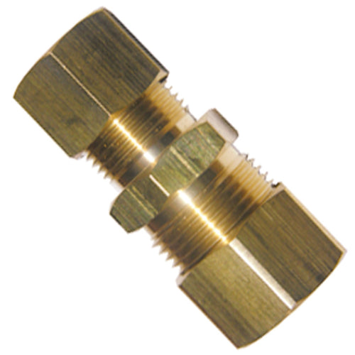 Lasco 1/2 In. x 1/2 In. Brass Compression Union