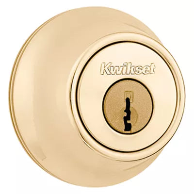 Kwikset 660 Single Cylinder Deadbolt Keyed One Side - featuring SmartKey