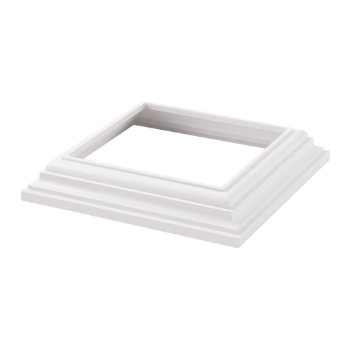 Color Guard Railing Systems Two-Piece Vinyl Post Collar