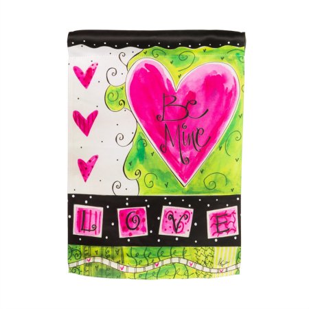 Evergreen Be Mine Garden Flag