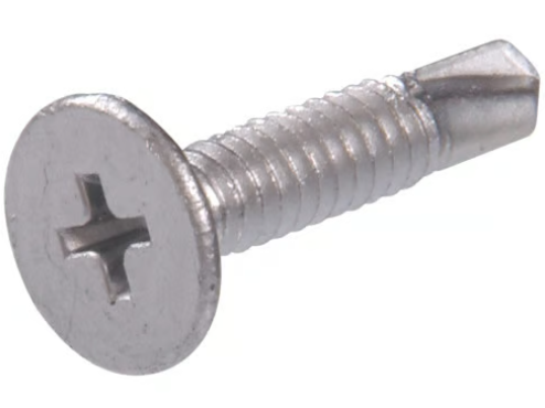 Hillman Zinc Wafer Head Phillips Self Drilling Screws (#10-24 x 1-7/16) - 100pc