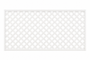 4X8 White Lattice
