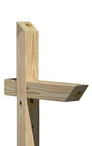 4x4x72 Mail Box Post