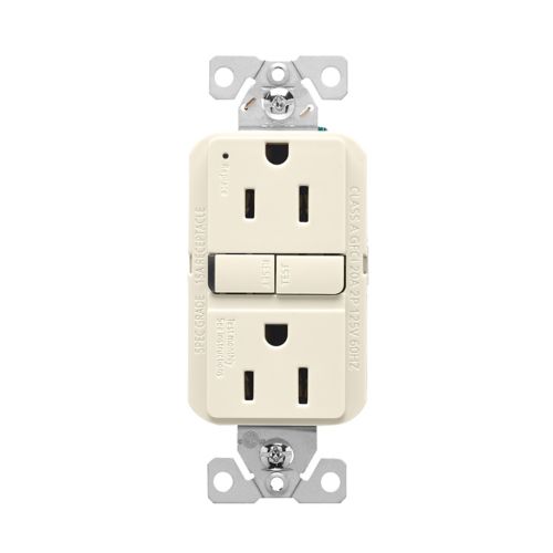 Eaton Slim GFCI Receptacle GF15LA