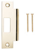 ProSource Strike Plate Steel Brass 4-7/8 in L, 2 in W