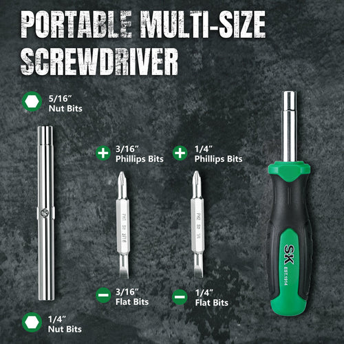 SK Tools 6-in-1 Screwdriver
