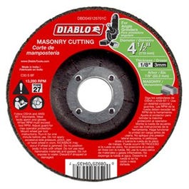 Masonry Cut-Off Disc, Type 27, 4.5 x 1/8 x 7/8-In.