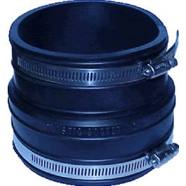 Flexible Coupling, Socket-to-Pipe Connection, 1-1/2 x 1-1/2-In.