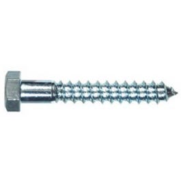 Hex Head Lag Bolt, Zinc, 3/8 x 3.5-In., 50-Ct.