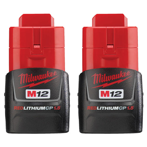 M12™ REDLITHIUM™ 1.5Ah Compact Battery Pack (2 Piece)