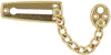 SATIN BRASS CHAIN  DOOR GUARD 1/PK