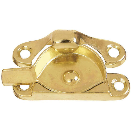 National Bright Brass 7/8 In. Crescent Sash Lock