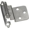 Laurey Satin Nickel 3/8 In. Self-Closing Inset Hinge, (2-Pack)