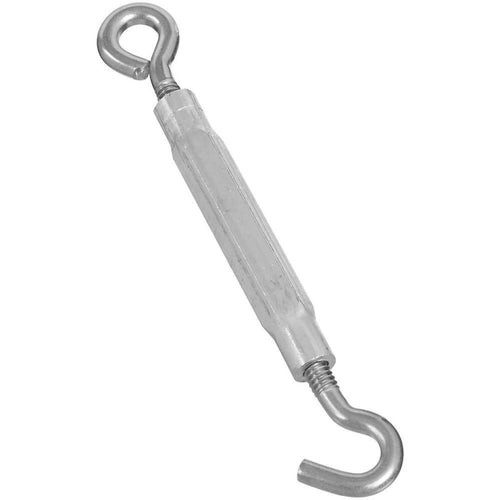 National 1/4 In. x 7-1/2 In. Stainless Steel Hook & Eye Turnbuckle