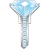 Lucky Line Diamond Design Decorative House Key, KW11