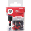 Milwaukee Shockwave T20 TORX 1 In. Insert Impact Screwdriver Bit with Bit Holder (25-Pack)