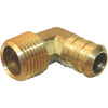 Lasco 1/2 In. MPT x 5/8 In. Hose Barbed Brass Elbow