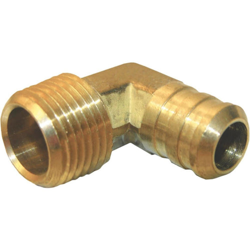 Lasco 1/2 In. MPT x 5/8 In. Hose Barbed Brass Elbow