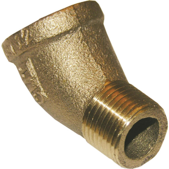 Lasco 3/8 In. FPT x 3/8 In. MPT 45 deg Brass Street Elbow