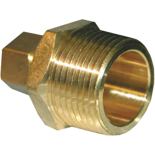 Lasco 3/8 In. C x 3/4 In. MPT Brass Compression Adapter