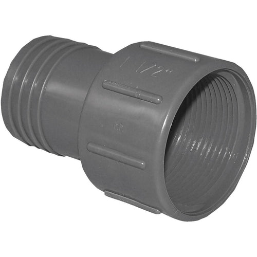 Boshart 1-1/2 In. Insert x 1-1/2 In. FIP Polypropylene Hose Adapter