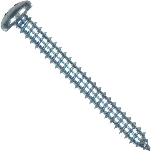 Hillman #8 x 3/4 In. Phillips Pan Head Zinc Sheet Metal Screw (100 Ct.)