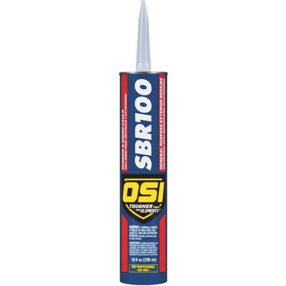 OSI SBR100 10 Oz. Window & Siding Caulk Polymer Sealant, White