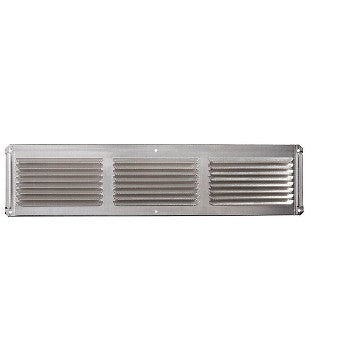 LL Bldg Prods EAC16X4 Undereave Vent, Stamped Milled Finish Aluminum ~ 16