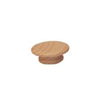 Waddell 9211.25DP Round Wood Knob, 1 - 1 / 4 inches.